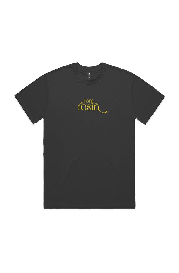 I AM ROSIN TEXT HEAVY TEE