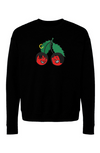 Fruit gone bad Cherry Crew Neck Sweatshirt Embroid