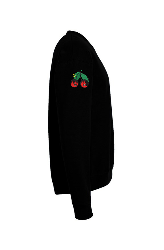Fruit gone bad Cherry Crew Neck Sweatshirt embroid