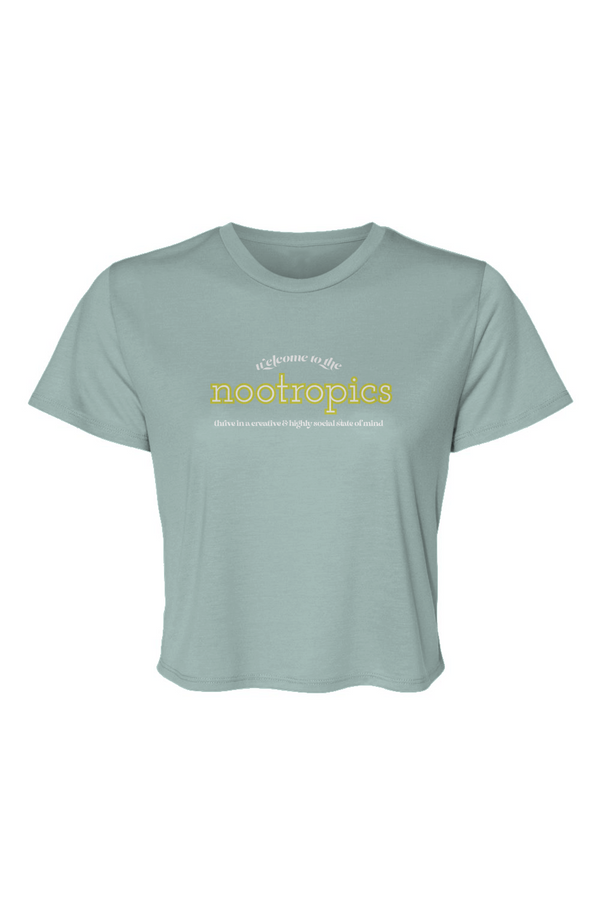 Welcome to The Nootropics Cropped Tee