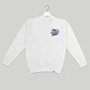 Cannabis Utopians Blue Flower Crewneck | sweatshirts by Sano Gardens | Shop Utopian Threads