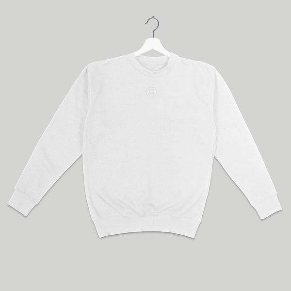 Cannabis Utopians Crewneck White | sweatshirts by Sano Gardens | Shop Utopian Threads