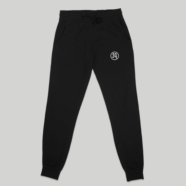 Cannabis Utopians Fleece Joggers White | pants by Sano Gardens | Shop Utopian Threads