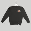 Cannabis Utopians Orange Flower Crewneck | sweatshirts by Sano Gardens | Shop Utopian Threads