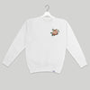 Cannabis Utopians Orange Flower Crewneck | sweatshirts by Sano Gardens | Shop Utopian Threads