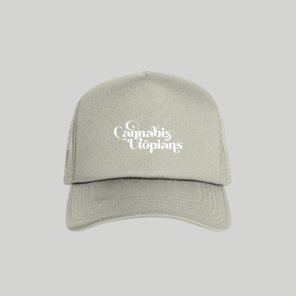 Cannabis Utopians Trucker Hat | hats by Sano Gardens | Shop Utopian Threads