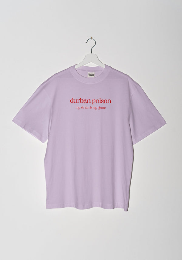 Durban Poison Red on Pink Tee | Utopian Threads | tshirts by Utopian Threads | Shop Utopian Threads