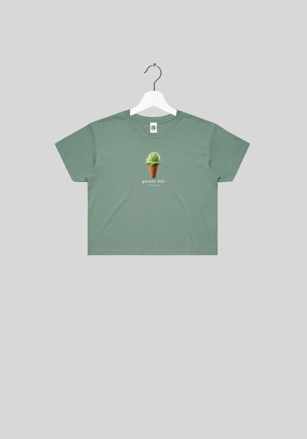 Gelato #33 Women's Crop Light Thread | tshirts by Utopian Threads | Shop Utopian Threads