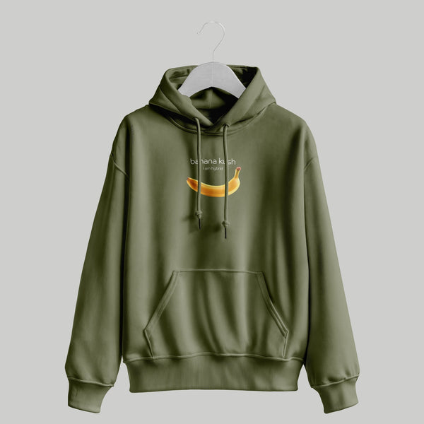 I Am Hybrid Banana Kush Hoodie | Utopian Threads | hoodies by Utopian Threads | Shop Utopian Threads