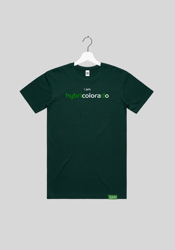 I Am Hybrid Colorado Font One Light Thread Tee | tshirts by Utopian Threads | Shop Utopian Threads