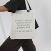 I Am Hybrid Strains Canvas Tote | Balanced & Bold | bags by Utopian Threads | Shop Utopian Threads