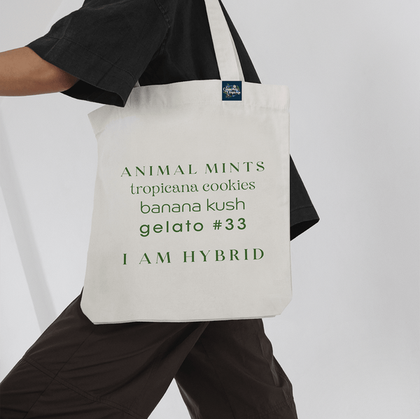 I Am Hybrid Strains Canvas Tote | Balanced & Bold | bags by Utopian Threads | Shop Utopian Threads