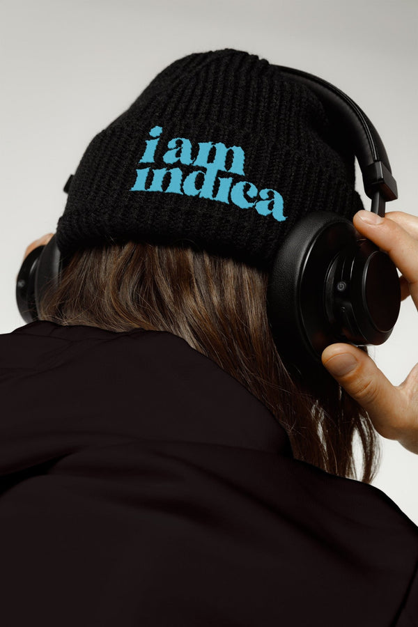 I Am Indica – Embroidered Beanie | Utopian Threads | beanies by Apliiq | Shop Utopian Threads