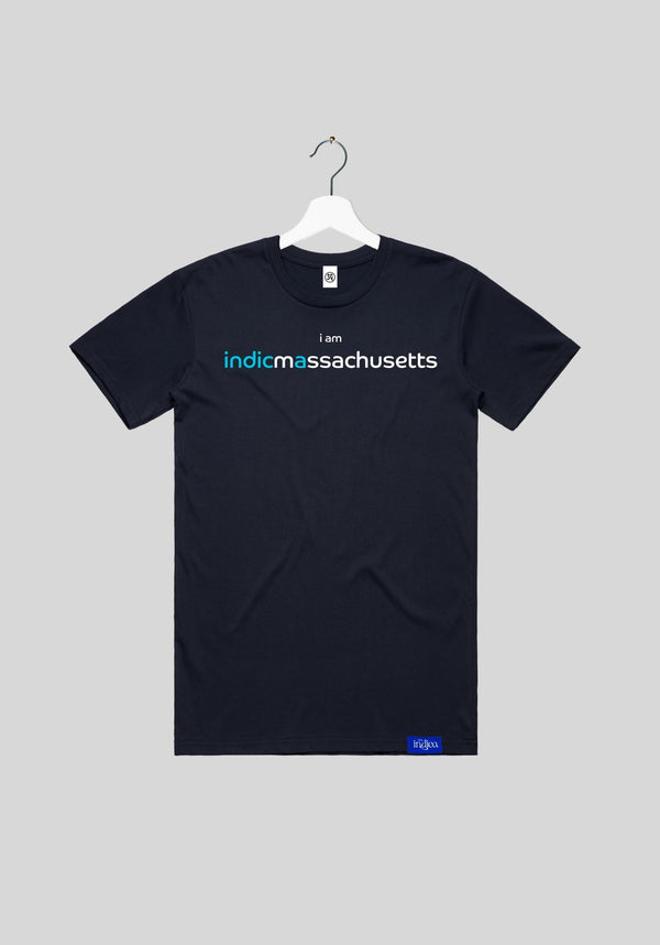 I Am Indica Massachusetts Font One Light Thread Tee | tshirts by Utopian Threads | Shop Utopian Threads