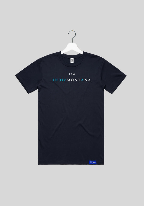 I Am Indica Montana Font Three Light Thread Tee | tshirts by Utopian Threads | Shop Utopian Threads