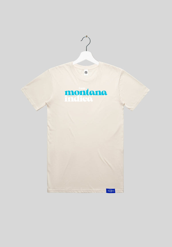 I Am Indica Montana Font Two Light Thread Tee | tshirts by Utopian Threads | Shop Utopian Threads