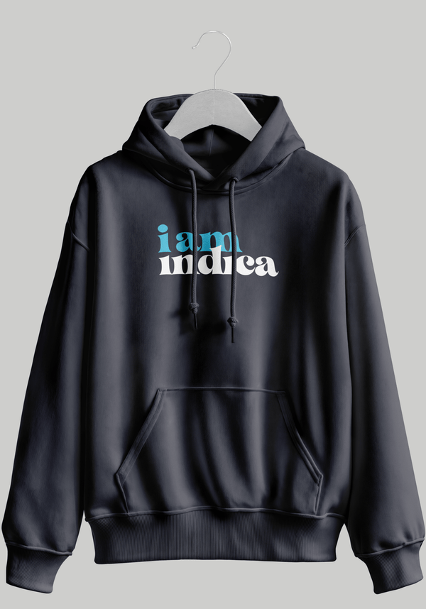 I Am Indica Two - Tone Hoodie | Contrast Edition | Utopian Threads | hoodies by Utopian Threads | Shop Utopian Threads