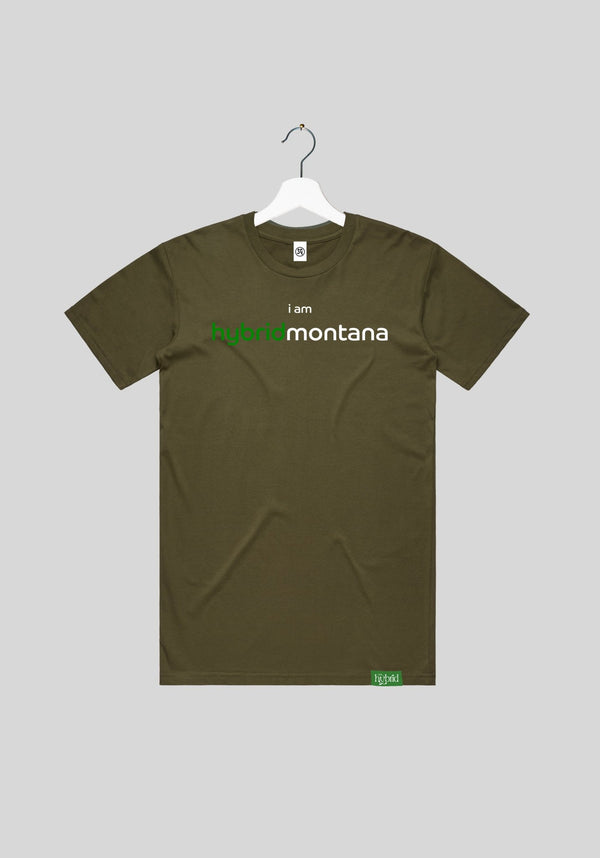 I Am Montana Font One Light Thread Tee | tshirts by Utopian Threads | Shop Utopian Threads