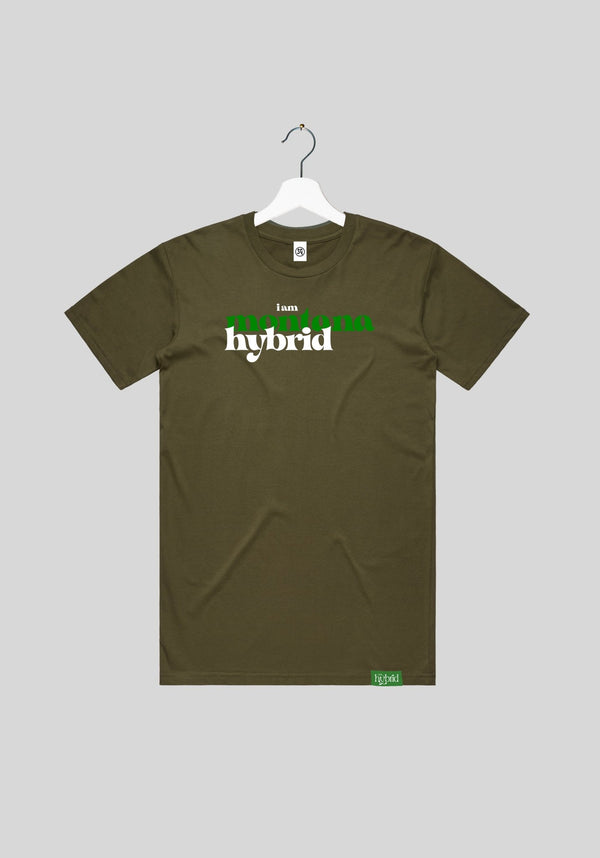 I Am Montana Font Two Light Thread Tee | tshirts by Utopian Threads | Shop Utopian Threads