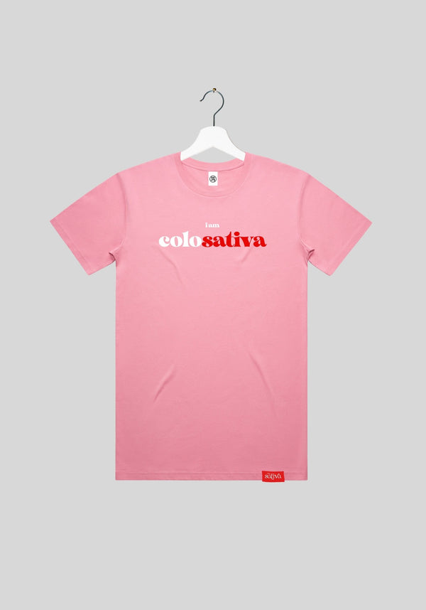 I Am Sativa Colorado Font Two Light Thread Tee | tshirts by Utopian Threads | Shop Utopian Threads