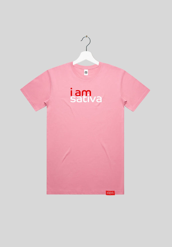 I Am Sativa Headline Light Thread Tee | tshirts by Utopian Threads | Shop Utopian Threads