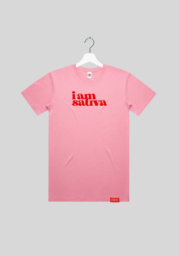 I Am Sativa Light Thread Tee | tshirts by Utopian Threads | Shop Utopian Threads