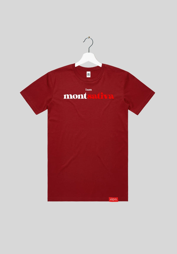 I Am Sativa Montana Font Two Light Thread Tee | tshirts by Utopian Threads | Shop Utopian Threads