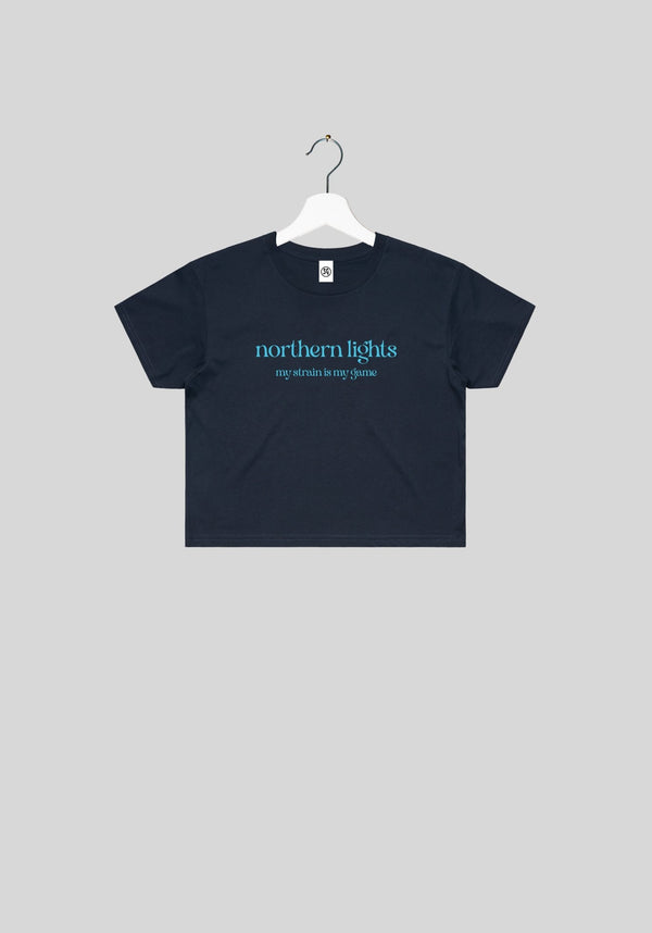 Northern Lights Women's Crop Light Thread | tshirts by Utopian Threads | Shop Utopian Threads