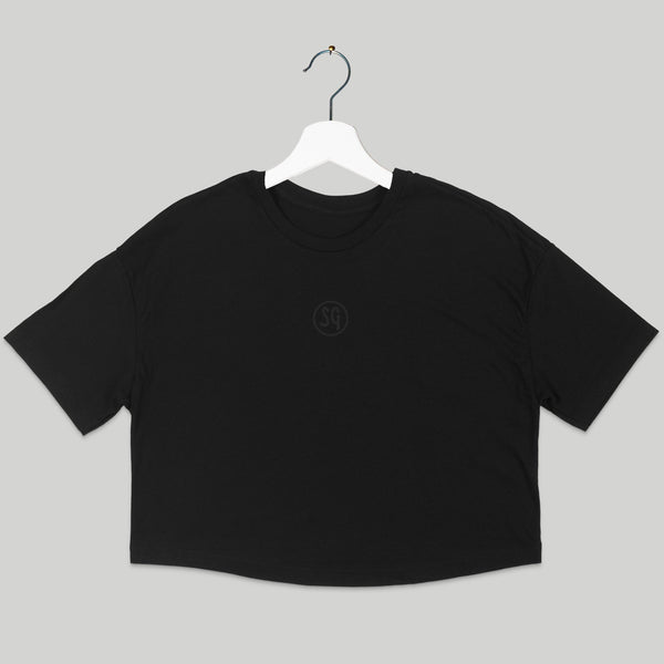 Sano Gardens Crop Tee Black | tshirts by Sano Gardens | Shop Utopian Threads