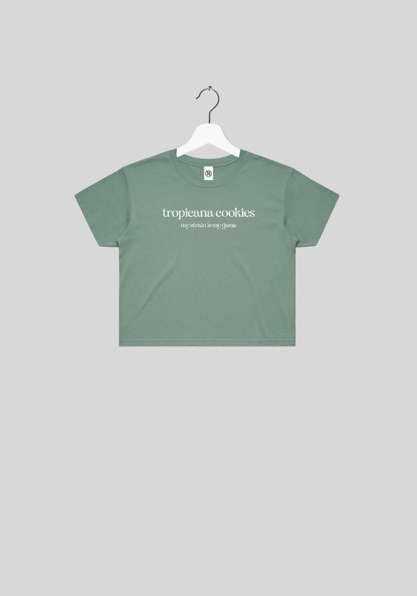 Tropicana Cookies Women's Crop Light Thread | tshirts by Utopian Threads | Shop Utopian Threads