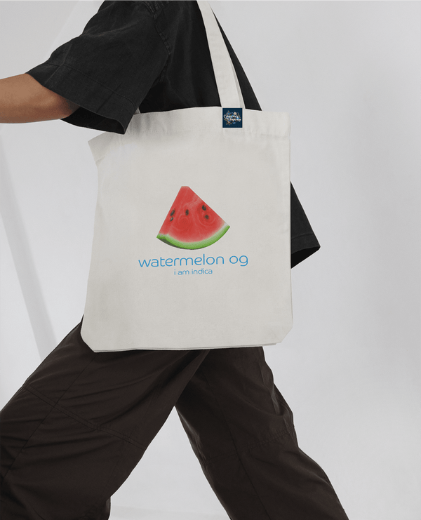 Watermelon OG Canvas Tote | I Am Indica Collection | bags by Apliiq | Shop Utopian Threads