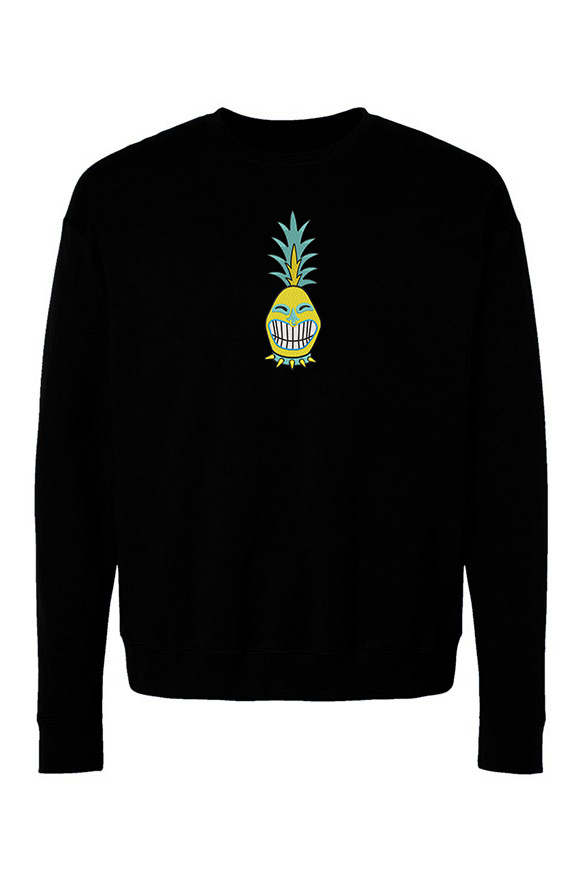 Fruit gone bad Pineapple Crew Neck Sweatshirt Embr