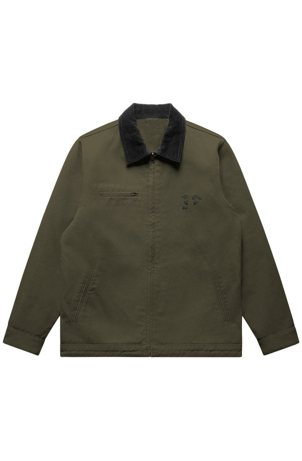 Herb & Lou’s “Canned Laughter” Work Jacket - Army
