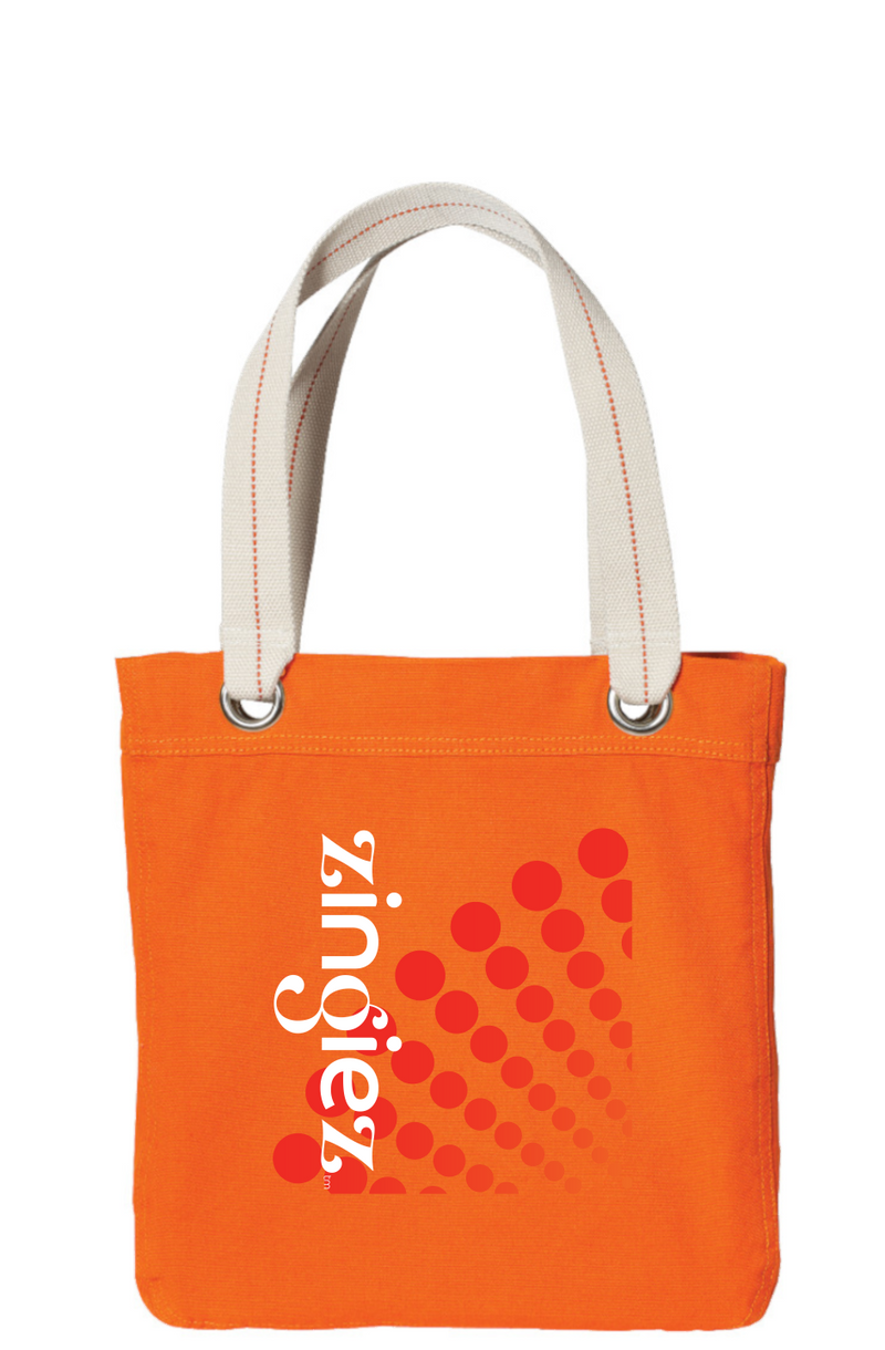Zingiez Orange Tote