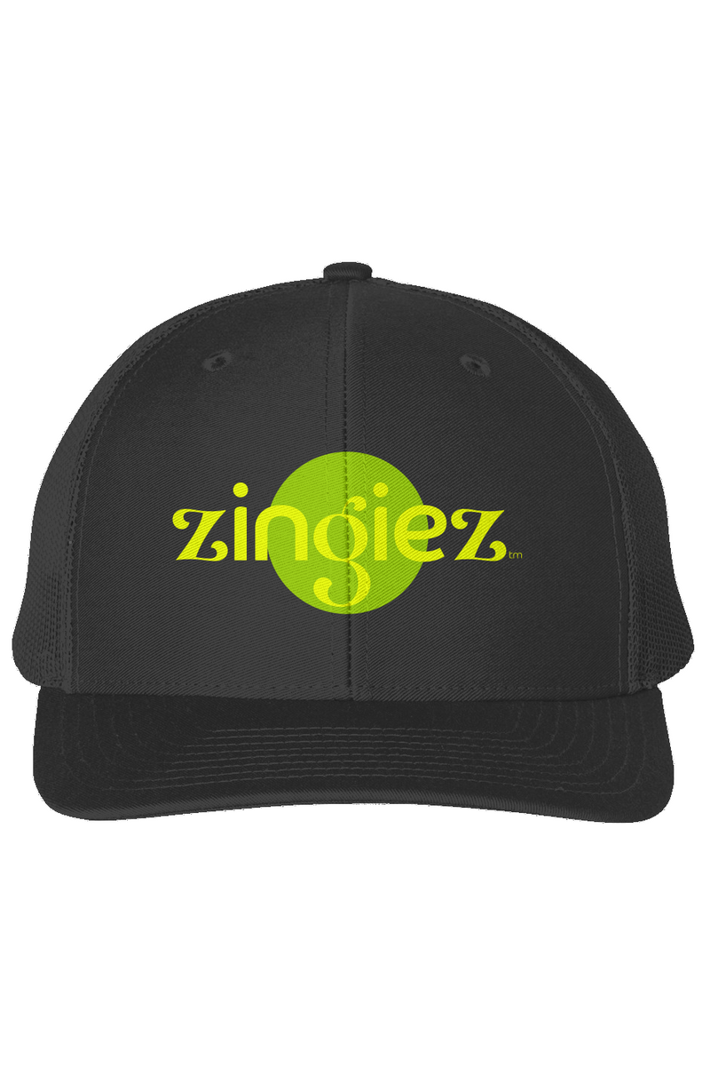 Zingiez Lime Trucker Cap — alternate view
