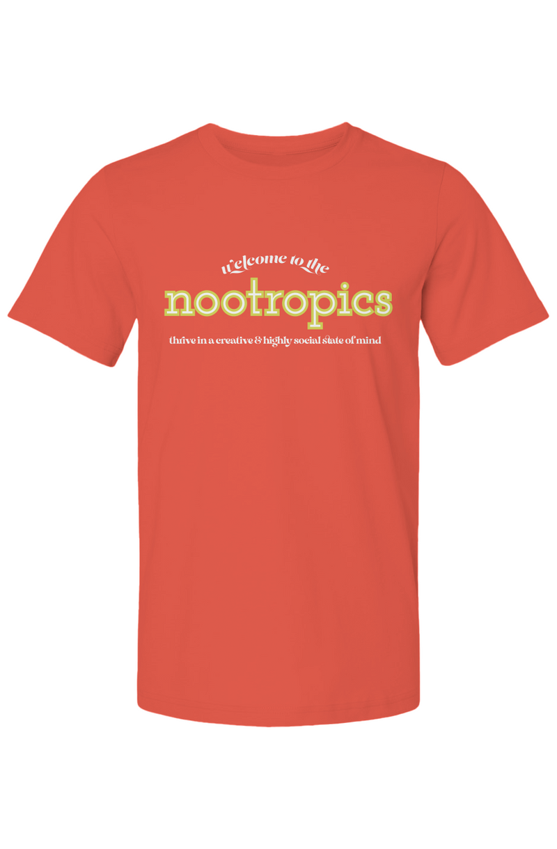 Welcome to The Nootropics Tangerine Tee — alternate view