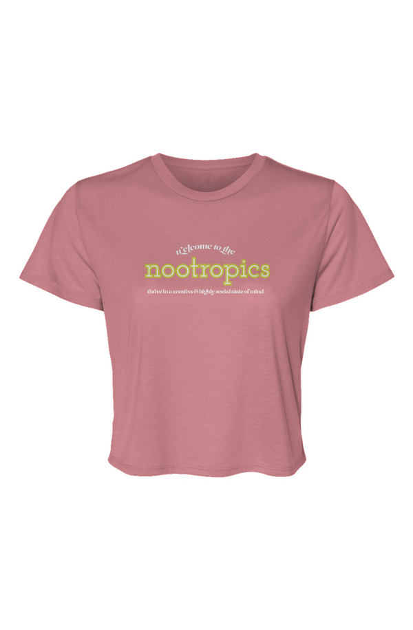 Welcome to The Nootropics Cropped Tee